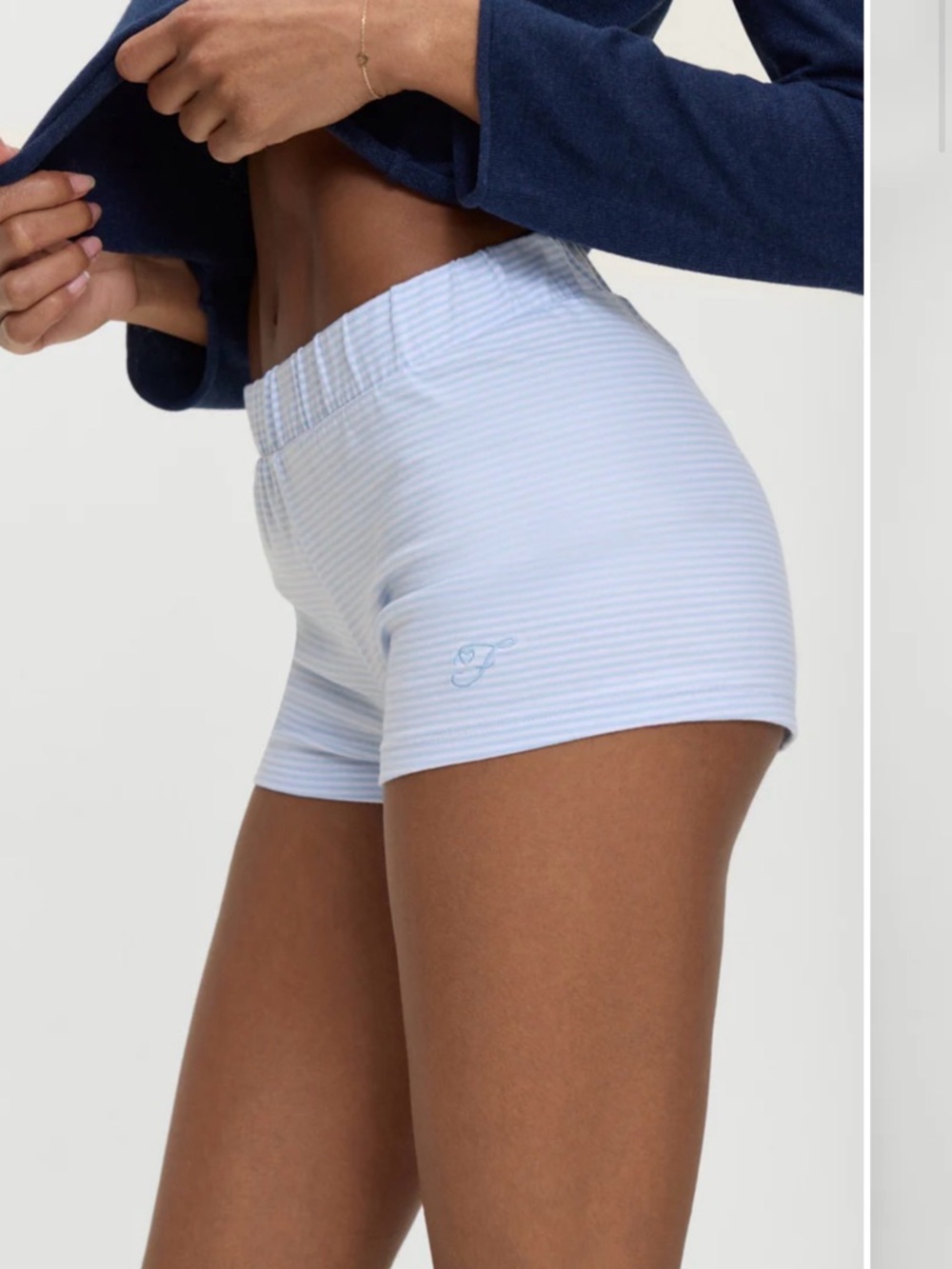 NEW Frankie's Bikinis Collins Cotton Booty Shorts